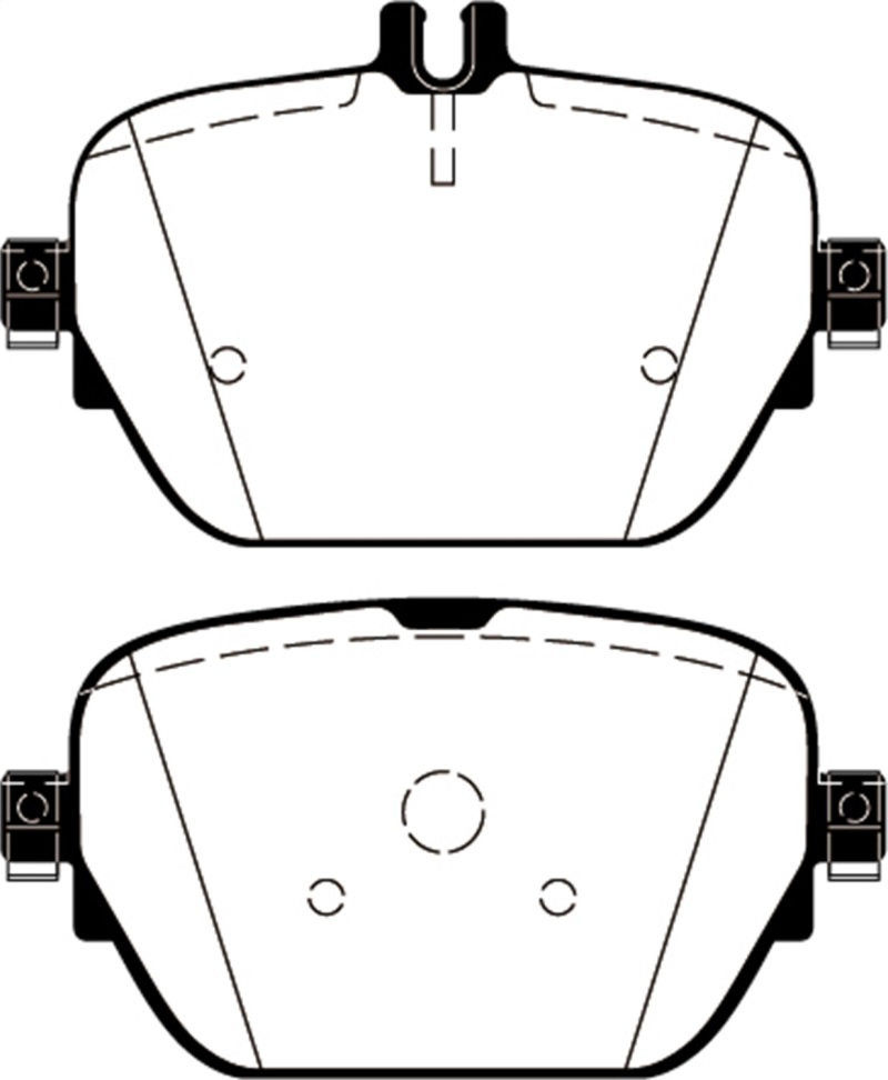 EBC 2019+ Mercedes-Benz CLS53 AMG (C257) 3.0L Turbo Yellowstuff Rear Brake Pads