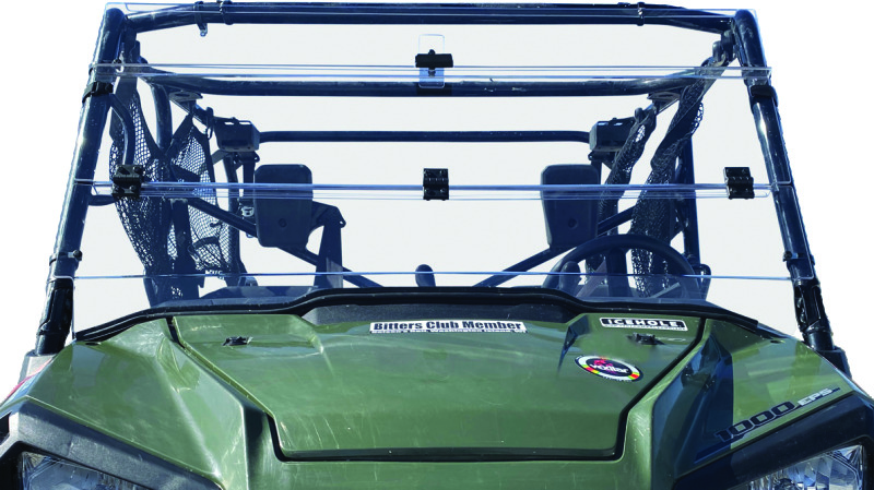 Quadboss Powersports Windshields 375780 Windshields, QB WINDBREAK FOLDING SHIELD, Clear thumbnail 9