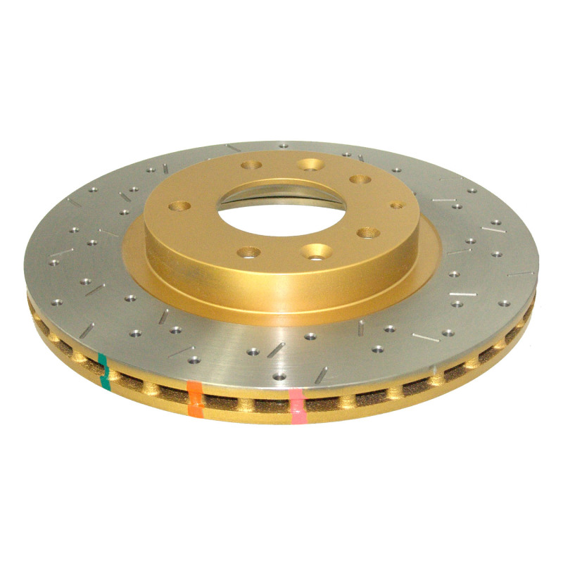 DBA HD Series 4000XS Brake Rotors DBA42959XS Disc Rotor, Cross-Drilled, Slotted, 4000 XS Series, Uni-Directional, Mazda, Front, Each thumbnail 8