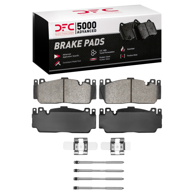 DFC 5000 Advanced Pads - Low-Metallic and Hardware Kit