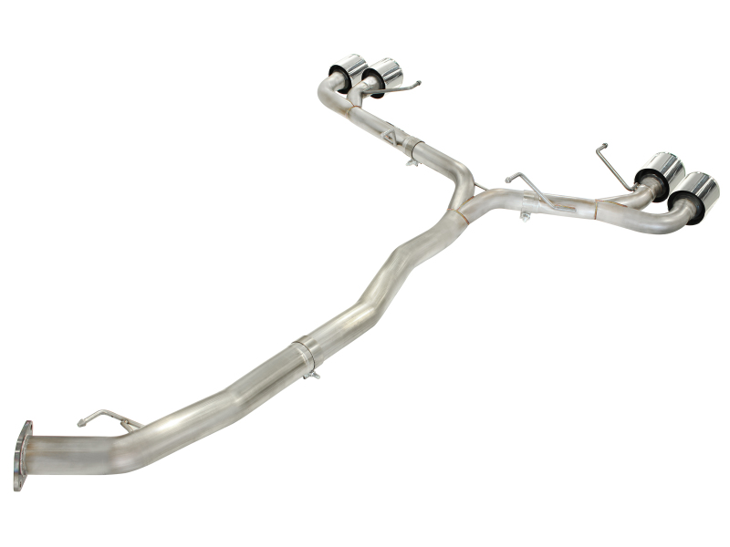 aFe Takeda 3in SS Exhaust Cat-Back 09-14 Nissan GTR V6 3.8L Polished Tips thumbnail 9