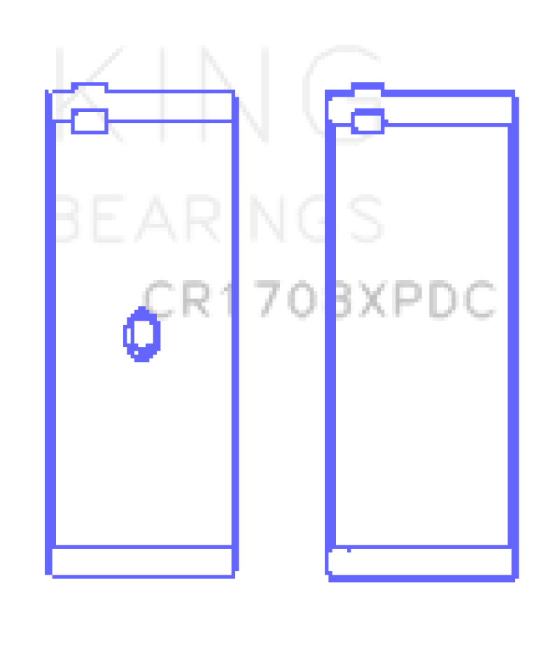 King Engine Bearings Chevrolet Custom Coated Performance Rod Bearing Single thumbnail 3