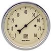 Autometer 3-3/8in. Antique Beige 8K RPM In-Dash Tachometer Gauge thumbnail 6