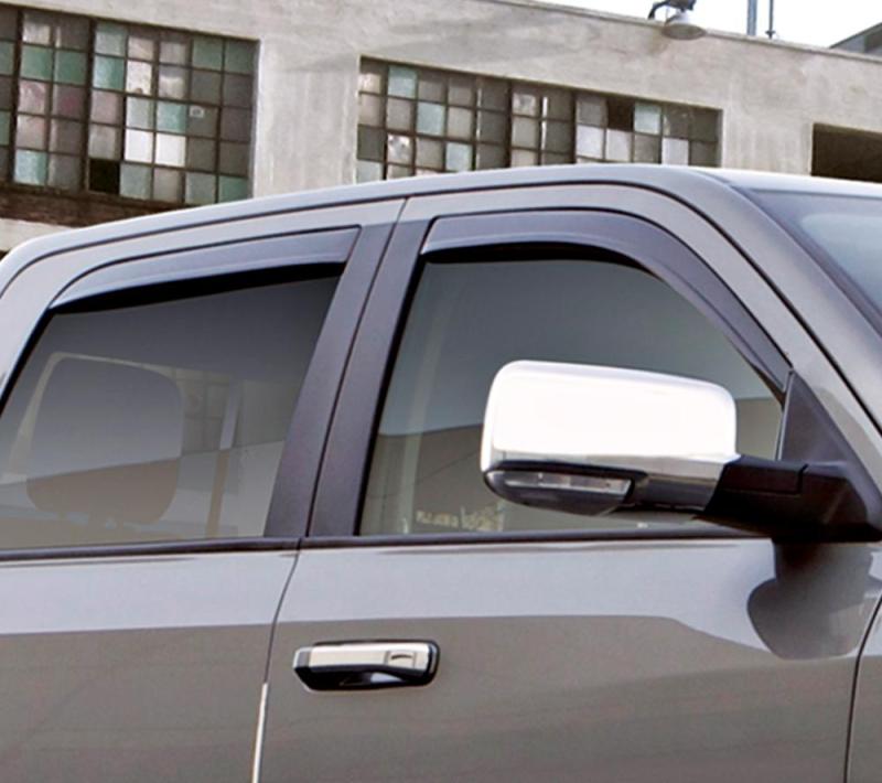 AVS 05-18 Nissan Frontier Crew Cab Ventvisor Low Profile Deflectors 4pc - Smoke thumbnail 4