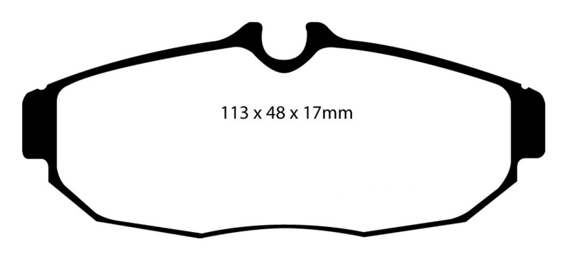 EBC 05-10 Ford Mustang 4.0 Bluestuff Rear Brake Pads thumbnail 2