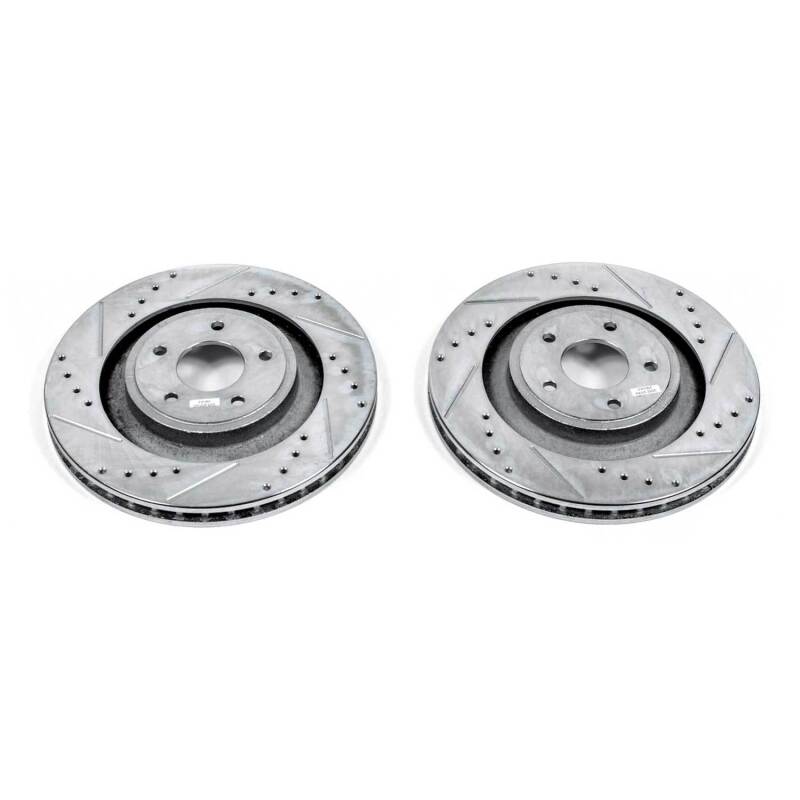 Power Stop 13-14 Chrysler 200 Front Evolution Drilled & Slotted Rotors - Pair thumbnail 2