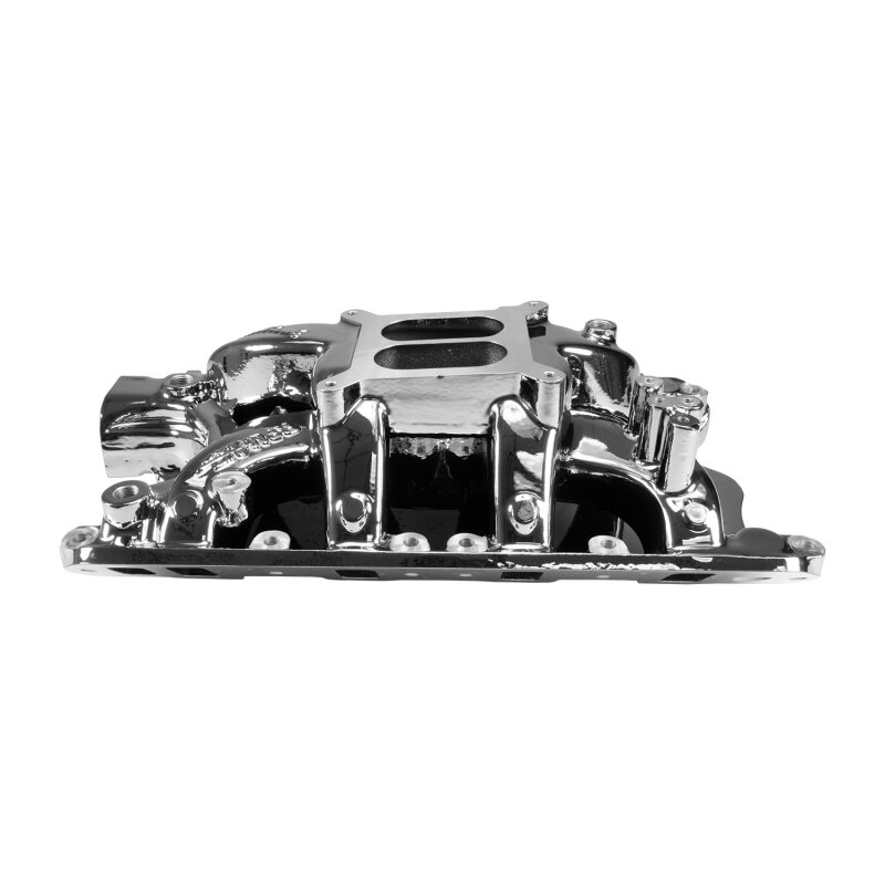 Edelbrock Performer RPM Air-Gap Intake Manifolds 7581-CP Manifold, Air Gap, Dual Plane, Chrome Plasma Coated, Natural, Square Bore, Ford, 351W, Each thumbnail 5