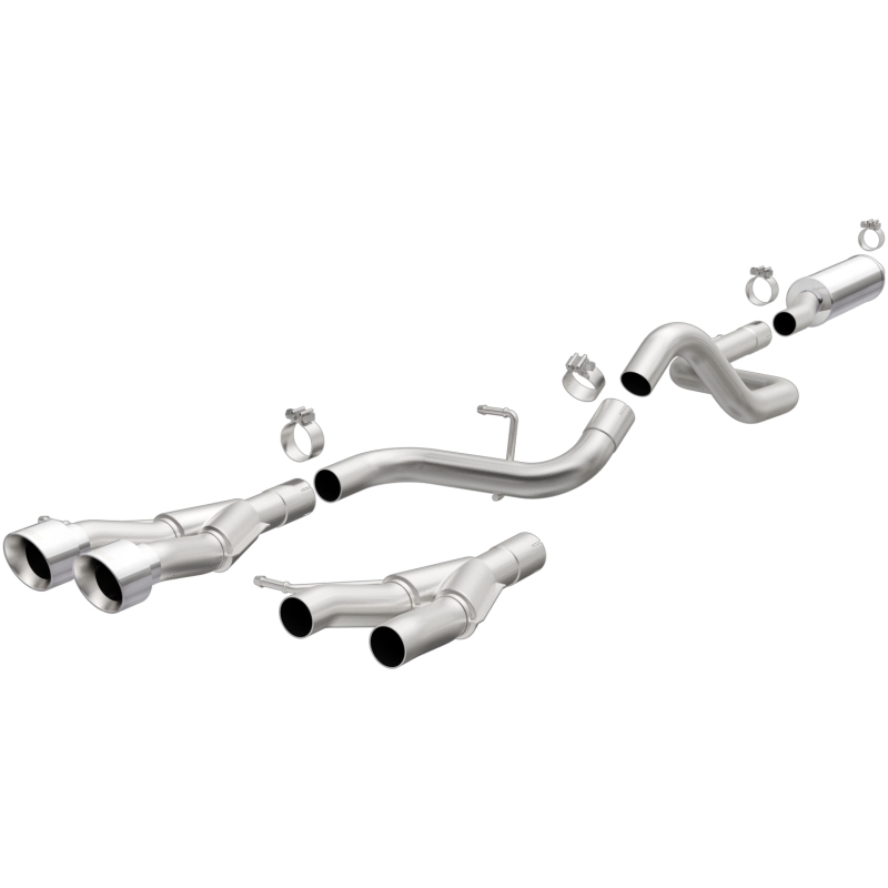 MagnaFlow Cat-Back 2013-2017 Hyundai Veloster L4 Turbo 2.25in SS Street Series 4in Polished Tips thumbnail 4