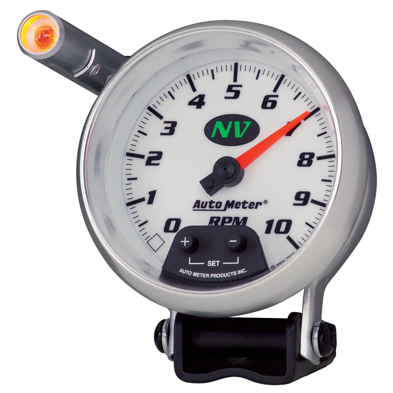 Autometer Quick Lite 3 3/4in 10k RPM Pedestal Tachometer w/ ext. thumbnail 6