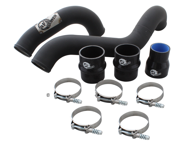 BladeRunner 3 IN Aluminum Hot Charge Pipe Black
