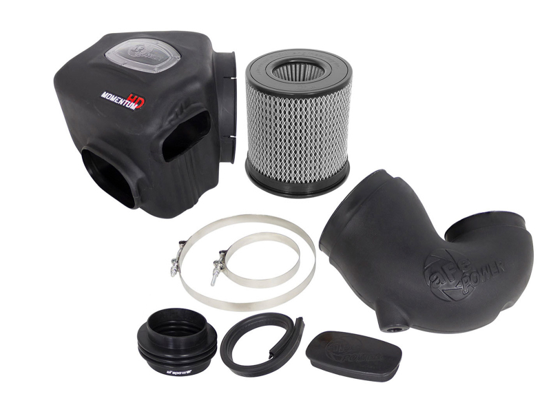 aFe Momentum HD Cold Air Intake System w/ Pro DRY S Filter Dodge Diesel Trucks 94-02 L6-5.9L (td) thumbnail 4
