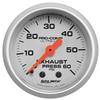 AutoMeter Ultra-Lite 2-1/16in. 100PSI Exhaust Pressure Digital Stepper Motor Gauge thumbnail 5