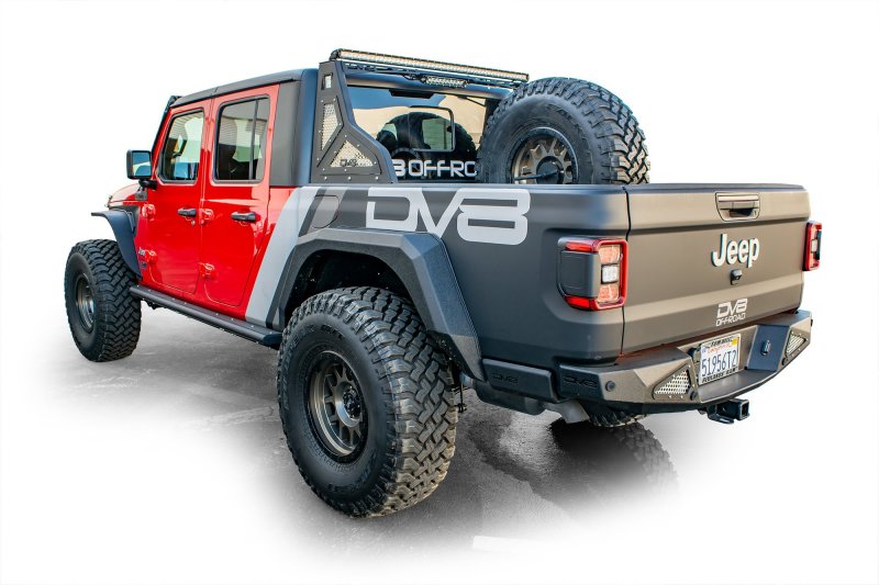 2019+ Jeep Gladiator Universal Stand Up In-Bed Tire Carrier - Image 4