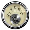 AutoMeter Gauge Fuel Level 2-1/16in. 240 Ohm(e) to 33 Ohm(f) Elec Prestige Antique. Ivory thumbnail 6