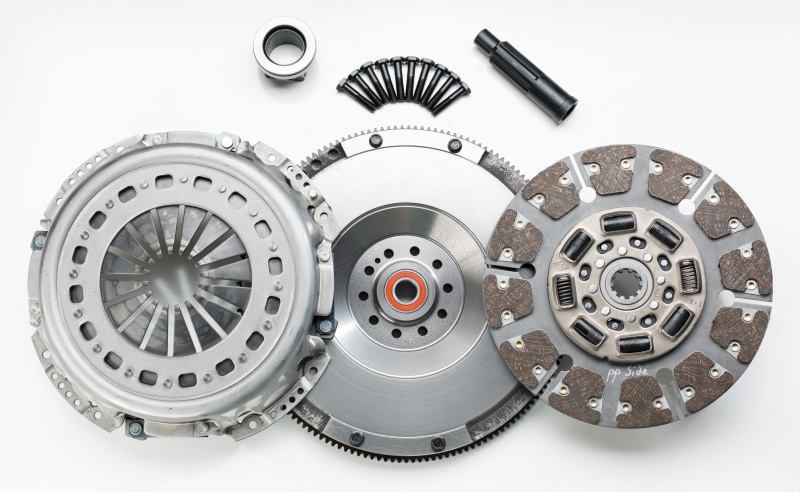 South Bend Clutch Dyna Max Organic Kits 1950-60OK-HD Kit, Organic, Flywheel, Steel, Throw-out Bearing, Alignment Tool, Pilot Bushing Kevlar®, Hardware, 6.0L, Ford, Kit