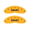 MGP 2 Caliper Covers Engraved Front GMC Yellow Finish Black Characters 1997 GMC Yukon thumbnail 7