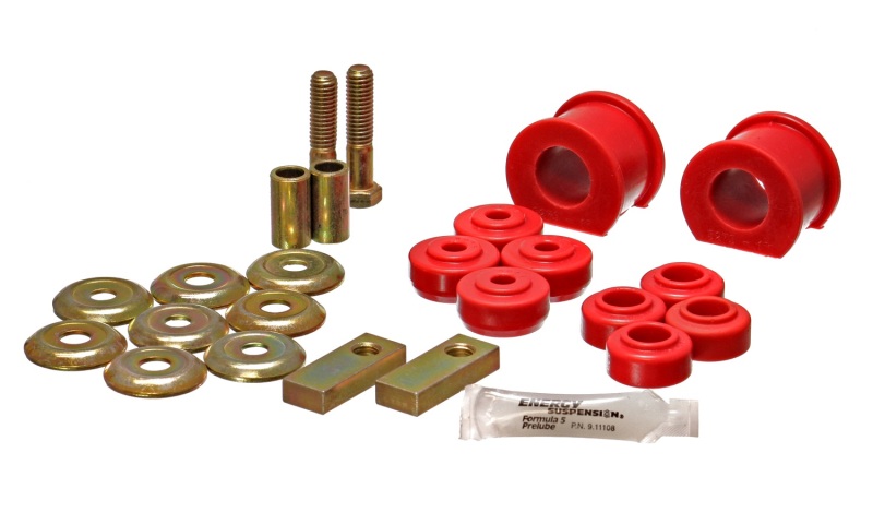 Energy Suspension Chrysler RWD F/J/M Body Red 1-1/8in Front Sway Bar Bushings thumbnail 4