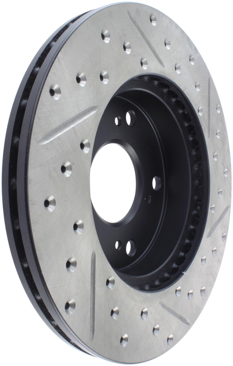 StopTech 02-06 Acura RSX Slotted & Drilled Right Front Rotor thumbnail 5