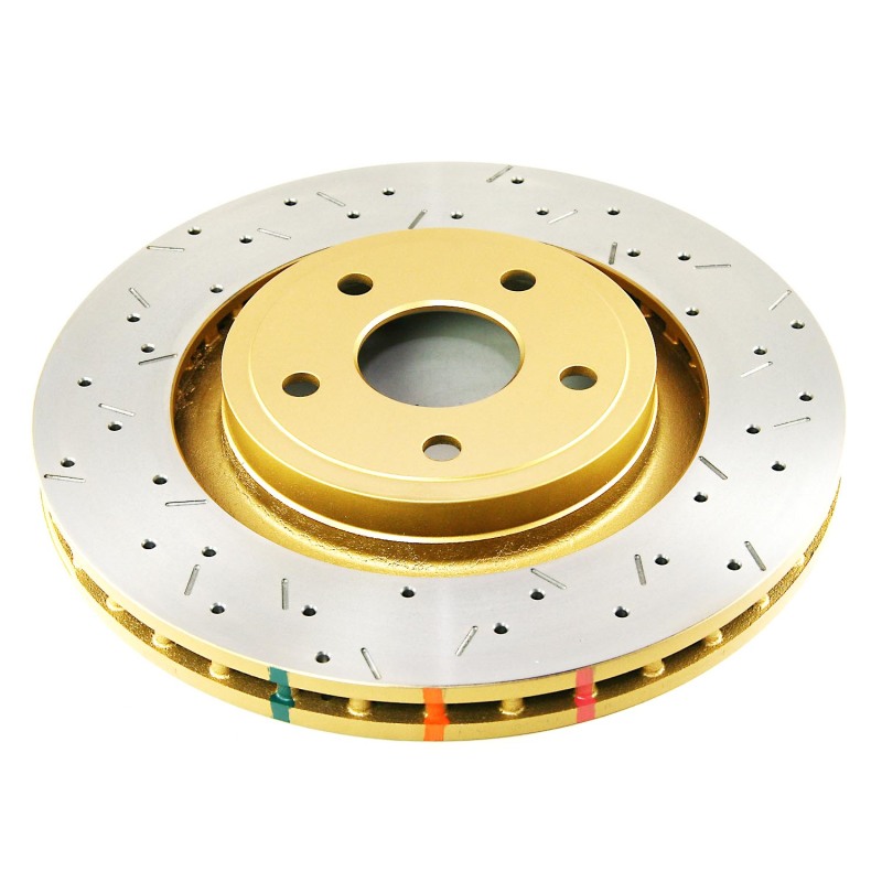 DBA HD Series 4000XS Brake Rotors DBA42532XS Disc Rotor, Cross-Drilled, Slotted, 4000 XS Series, Uni-Directional, Jeep, Front, Each thumbnail 5