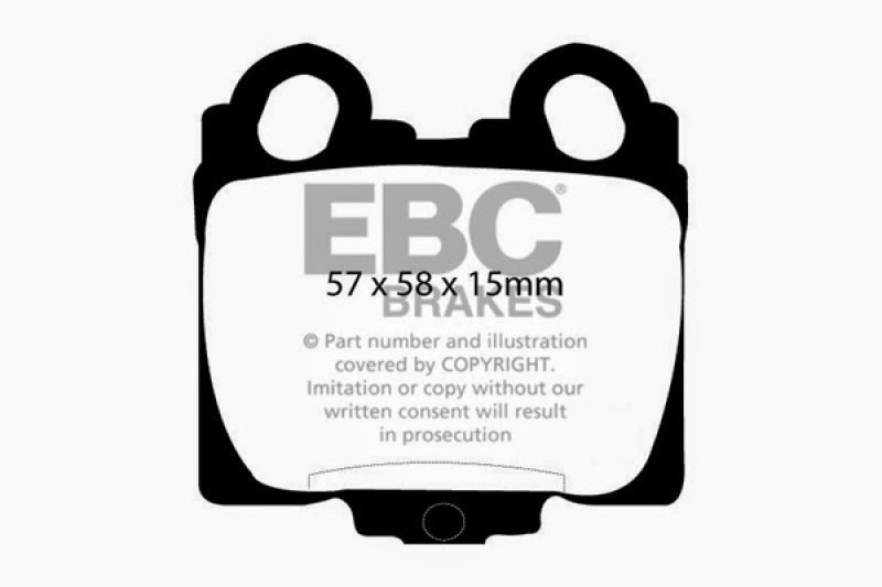 EBC 98-05 Lexus GS300 3.0 Yellowstuff Rear Brake Pads thumbnail 7