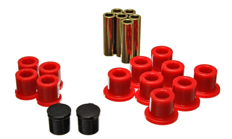 Energy Suspension Rear Spring Bushing Set - Red thumbnail 3
