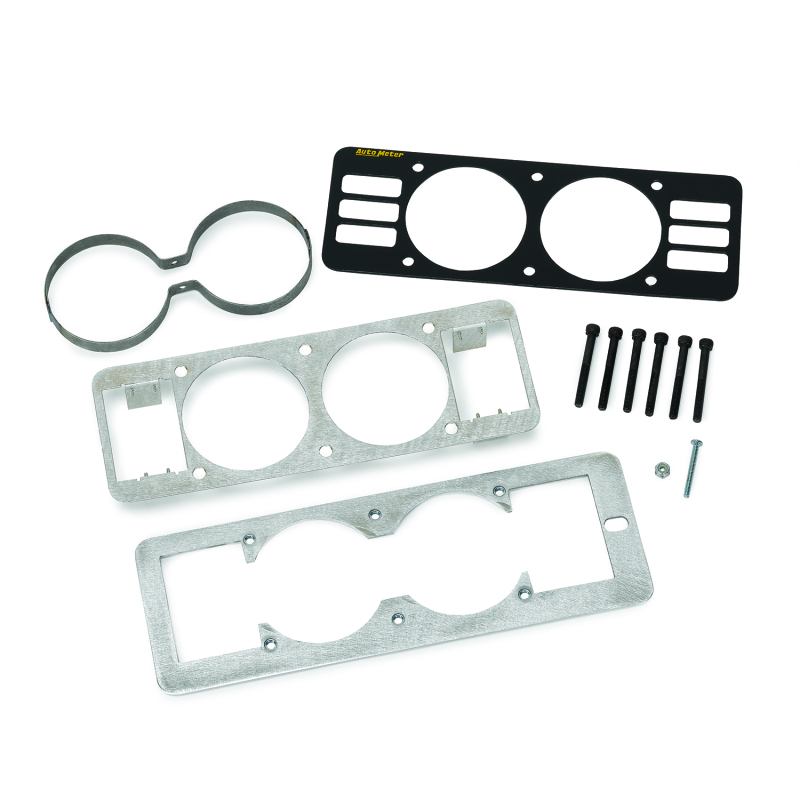 Autometer 87-93 Ford Mustang Black Dual Gauge Cage w/ Vents thumbnail 6
