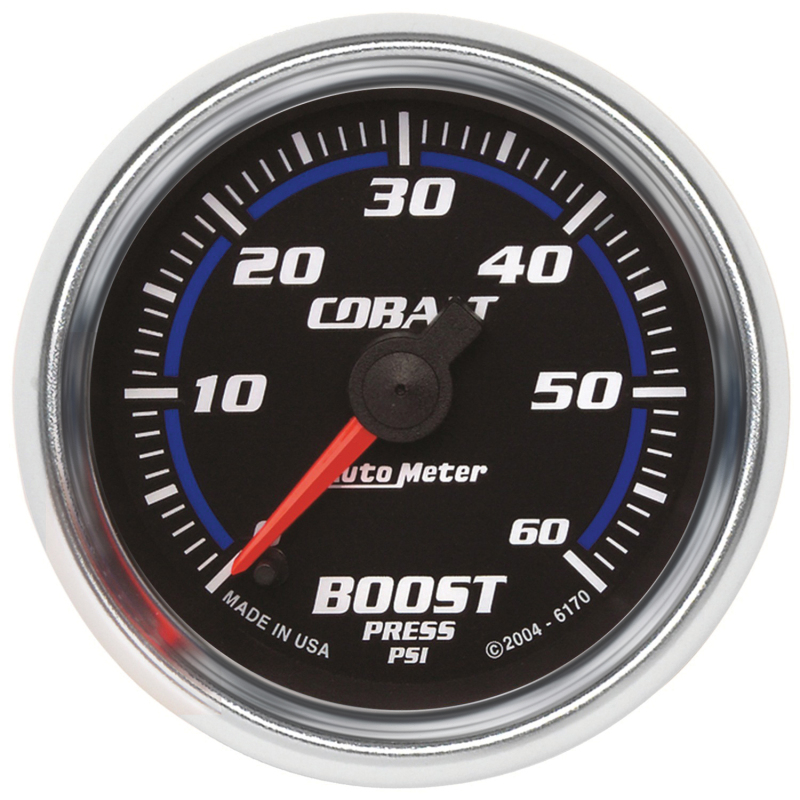 Autometer Cobalt 52mm 0-60 PSi Boost Gauge thumbnail 4