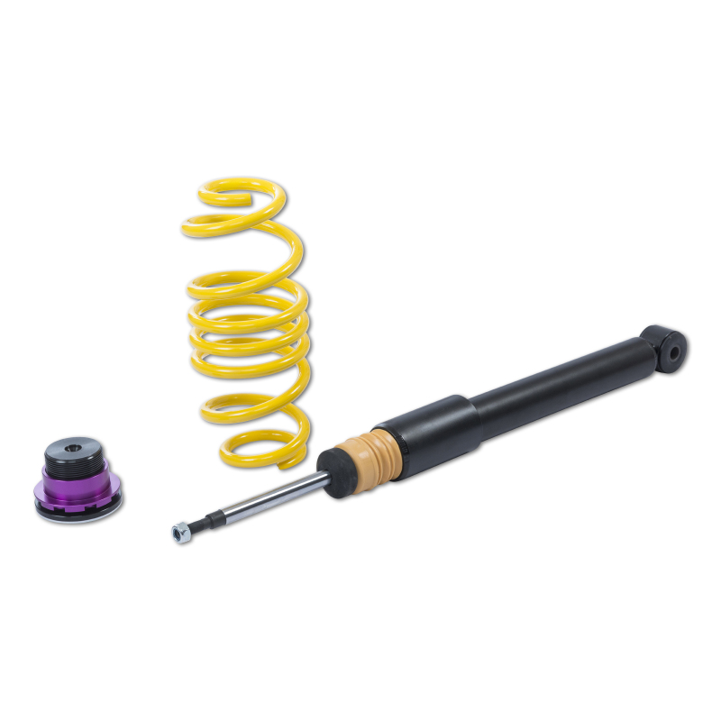 KW Variant 1 Coilover Kits 10210078 Kits, 1, 1.4-2.4 in. lowered front, 1.2-2.2 in. lowered rear, Natural/Purple Shocks, Yellow Springs, Audi, Kit thumbnail 9