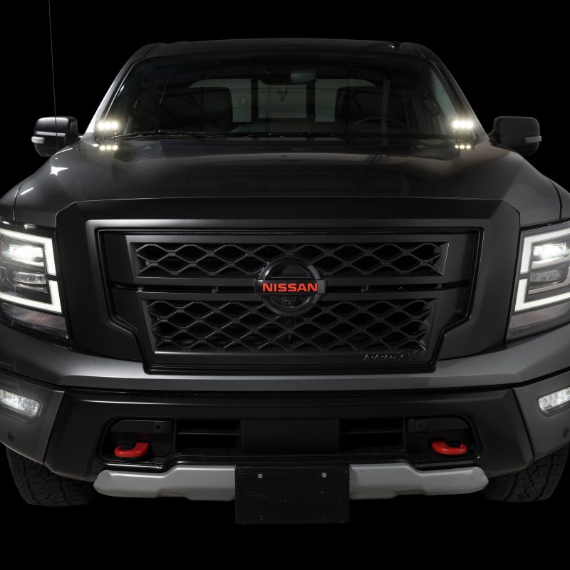 Putco 16-22 Nissan Titan Luminix Hood Brackets (Works w/ Luminix Block Lamps PN 10004 or 10007) thumbnail 2