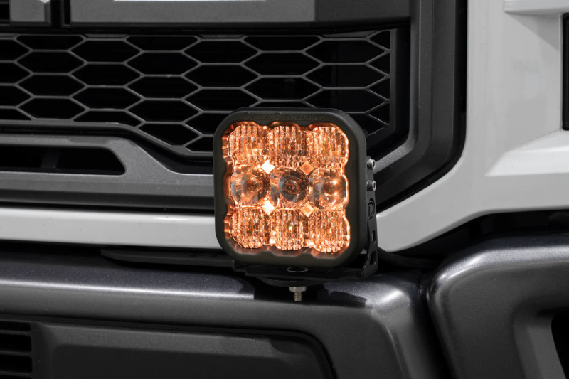 Diode Dynamics 17-20 Ford Raptor SS5 Bumper LED Pod Light Kit - Pro White Combo thumbnail 3