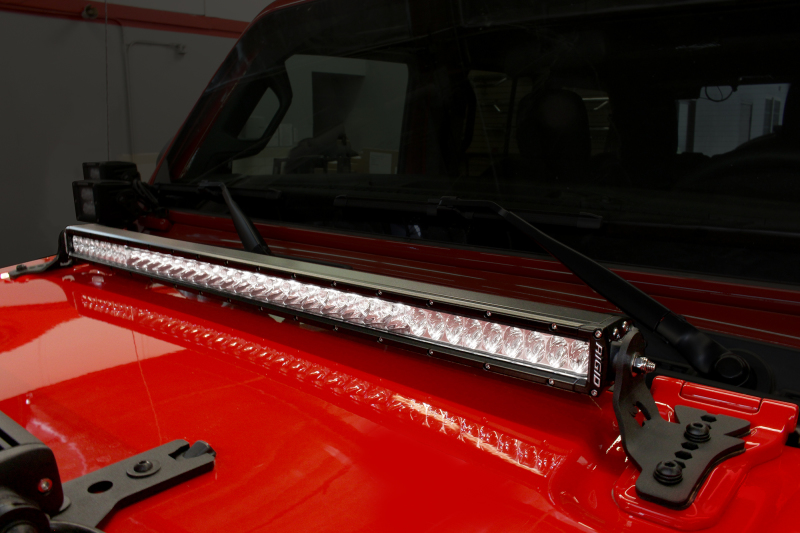 Go Rhino 18-20 Jeep Wrangler JL/JLU/Gladiator JT Light Mount - 30in Single Row thumbnail 7