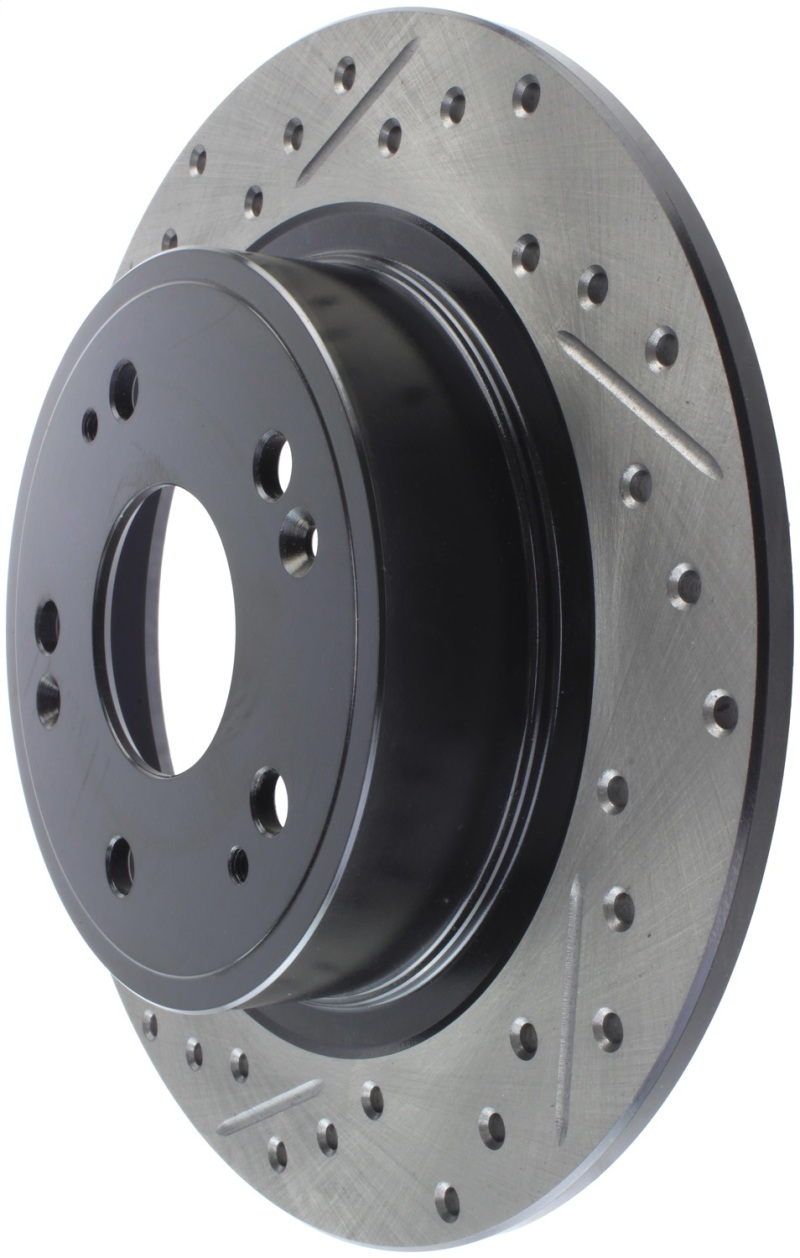 StopTech 09-10 Acura TSX / 08-10 Honda Accord Coupe/05-10 Sedan Right Rear Slotted & Drilled Rotor thumbnail 7