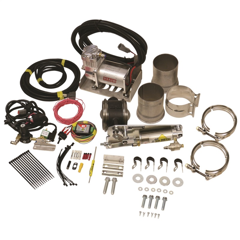 BD Diesel Exhaust Brake - Universal 4.0in c/w Air Compressor thumbnail 4