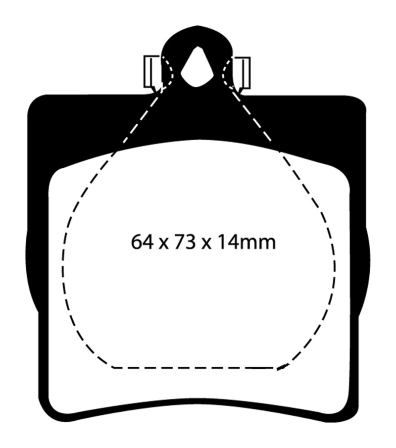 EBC S5 Brake Pad and Rotor Kit (1x ebcGD891, 1x ebcDP41191R) thumbnail 5