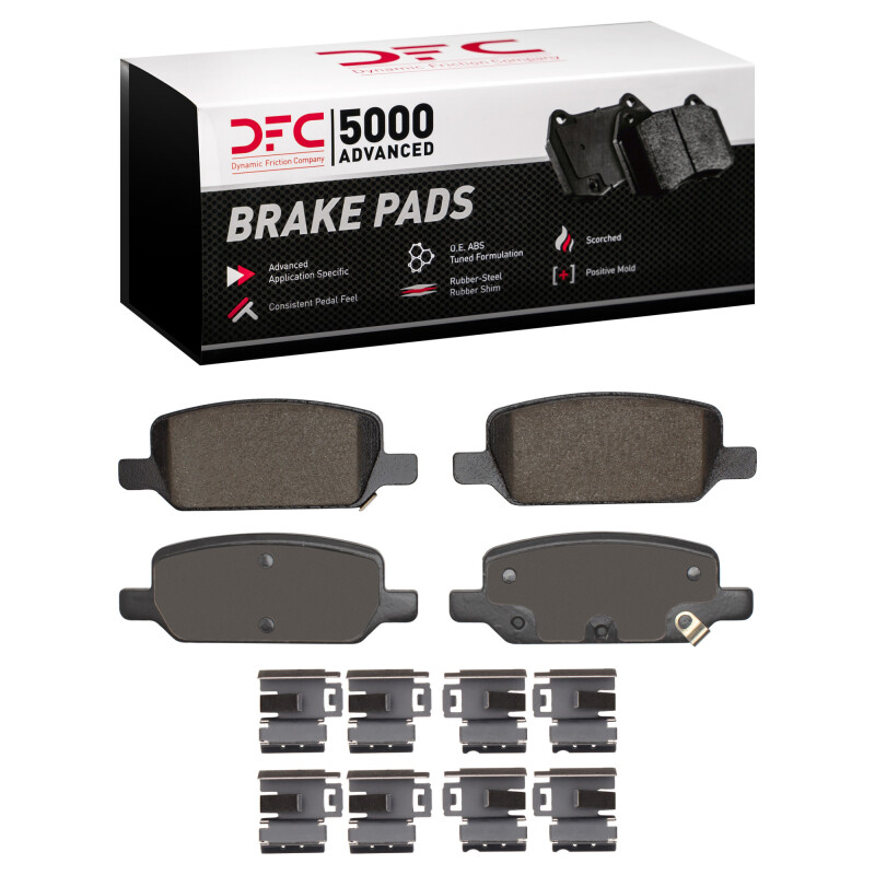 DFC 17-25 Tesla Model Y Rear 5000 Advanced Ceramic Brake Pads and Hardware Kit