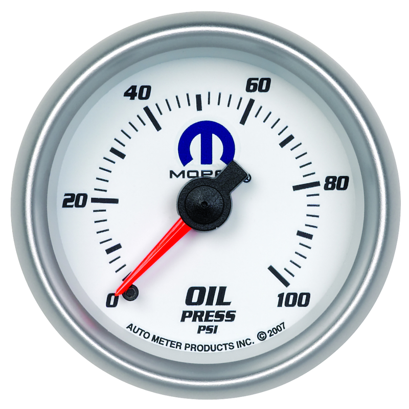 Autometer Mopar 52mm 0-100 PSI Oil Pressure Gauge thumbnail 8