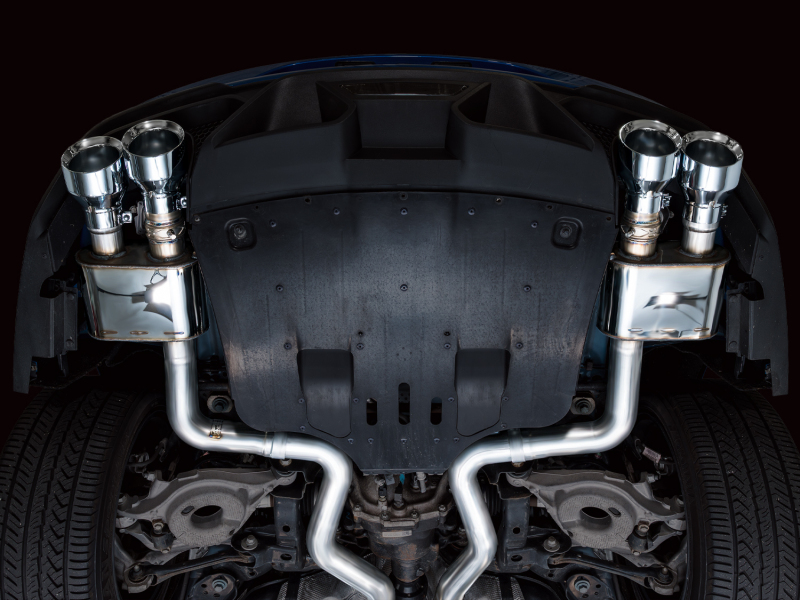 AWE Tuning 21-23 Ford Mustang Mach 1 SwitchPath Cat-Back Exhaust w/ Quad Chrome Silver Tips thumbnail 8