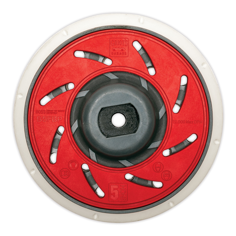 Griots Garage BOSS 5in Fanned Orbital Backing Plate