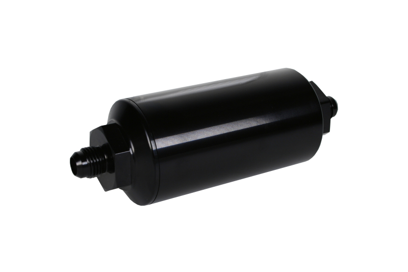 Aeromotive In-Line Filter - AN-06 238 Stainless Mesh Element - Anodized Black