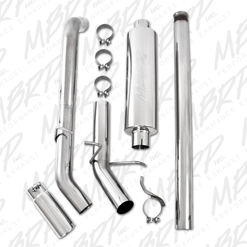 MBRP 2009 Chev/GMC 1500 4.8/5.3L EC/CC (excluding 8 bed) Cat Back Single Side thumbnail 5
