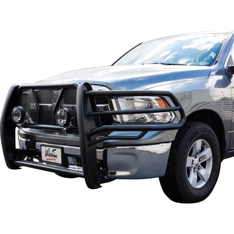 Westin 2010-2018 Ram 25/3500 HDX Grille Guard - Black thumbnail 8