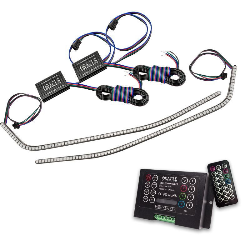 Oracle 16-21 Chevrolet Camaro Surface Mount DRL Modules - ColorSHIFT 2 thumbnail 2