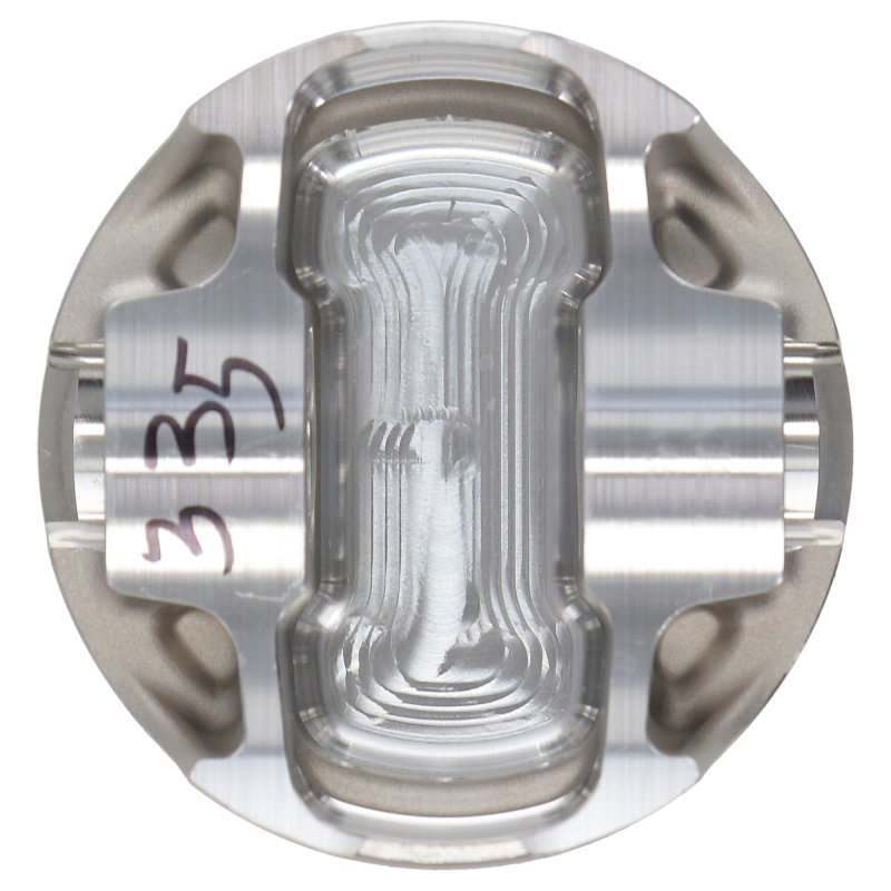 Wiseco Mitsubishi EVO X 4B11 Turbo -4.5cc 86mm Bore 8.8 CR HD Forged Piston Kit thumbnail 4
