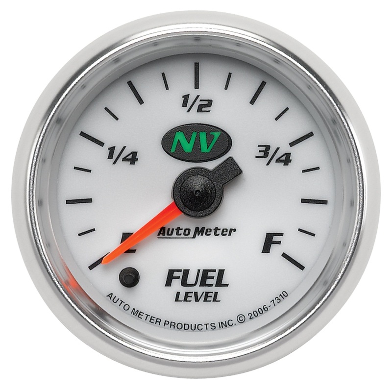 AutoMeter Gauge Fuel Level 2-1/16in. 0-280 Ohm Programmable NV thumbnail 9