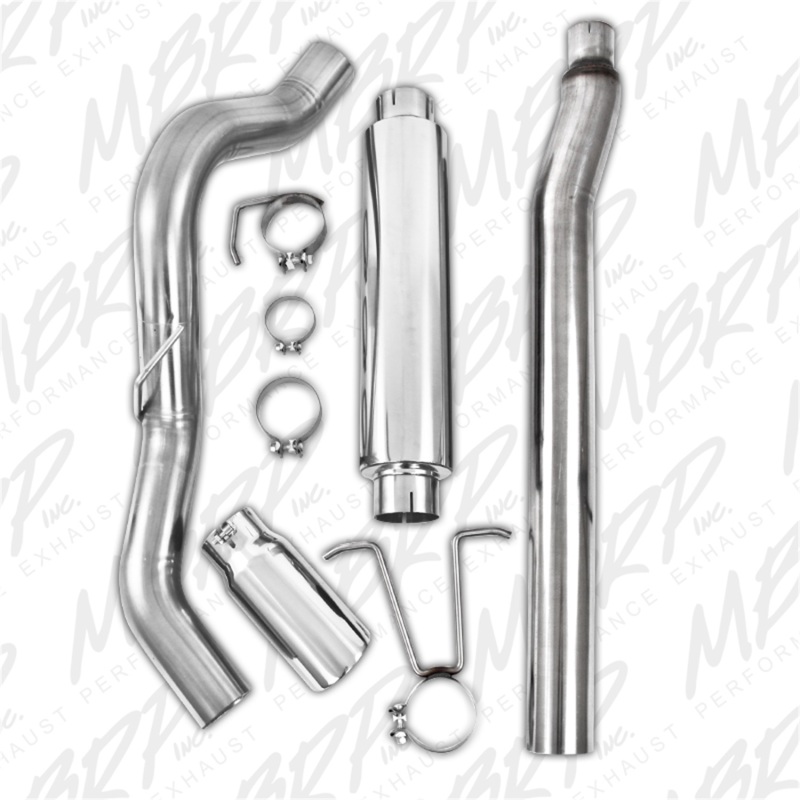 MBRP 11-13 Ford F-250/350/450 6.2L V8 Gas 4in Cat Back Single Side T409 Exhaust System thumbnail 4