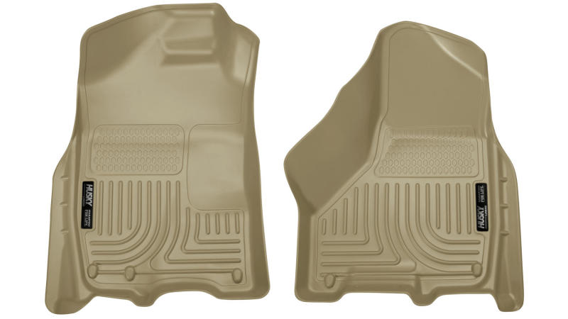 Husky Liners 09-10 Dodge Ram 1500/2500/3500 WeatherBeater Front Row Tan Floor Liners thumbnail 7