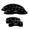 MGP 4 Caliper Covers Engraved Front & Rear MGP Black finish silver ch thumbnail 5