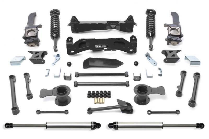 Fabtech 10-13 Toyota FJ 4WD 6in Perf Sys w/Dlss 2.5C/Os & Rr Dlss (1x fabFTS26018BK, 1x fabFTS26032, 1x fabFTS26033, 1x fabFTS26059, 2x fabFTS810542)