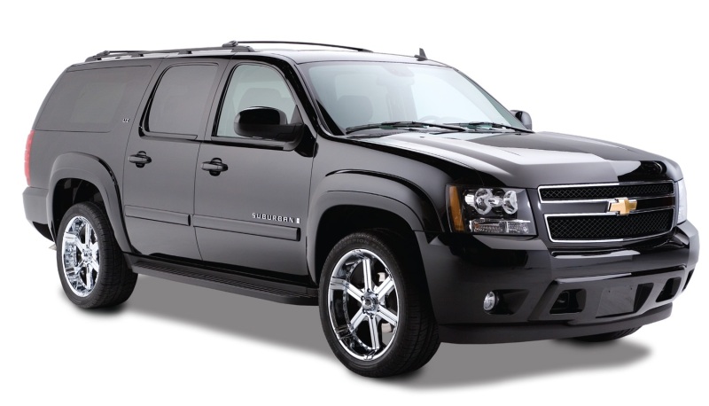 Bushwacker 07-14 Chevy Suburban 1500 OE Style Flares 4pc Does Not Fit LTZ - Black thumbnail 4