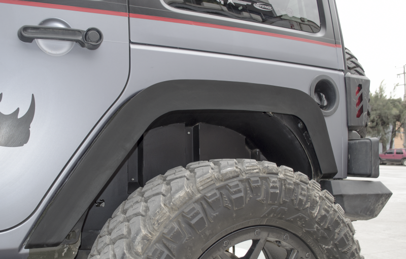 Inner Fender Liners for wheel wells, Rear pair for Jeep Wrangler JK